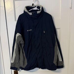 Columbia Dark Blue and Light Gray Jacket